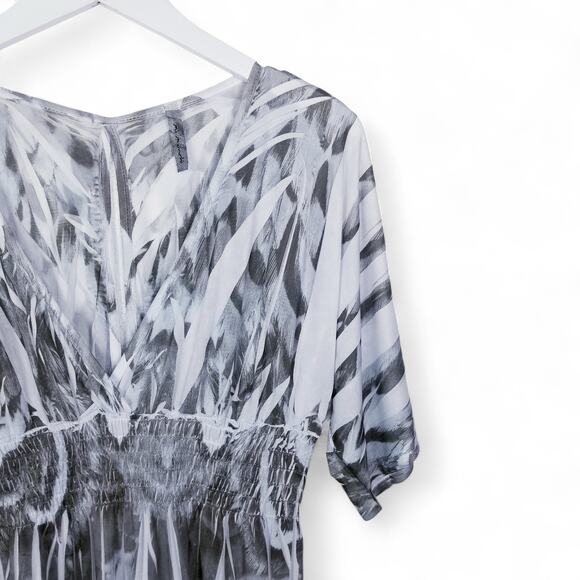 Mi Manchi Deep V-neck Knit Cocktail Dress - Size Small - Picture 3 of 7